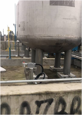 無線一氧化碳氣體檢測儀安裝現場